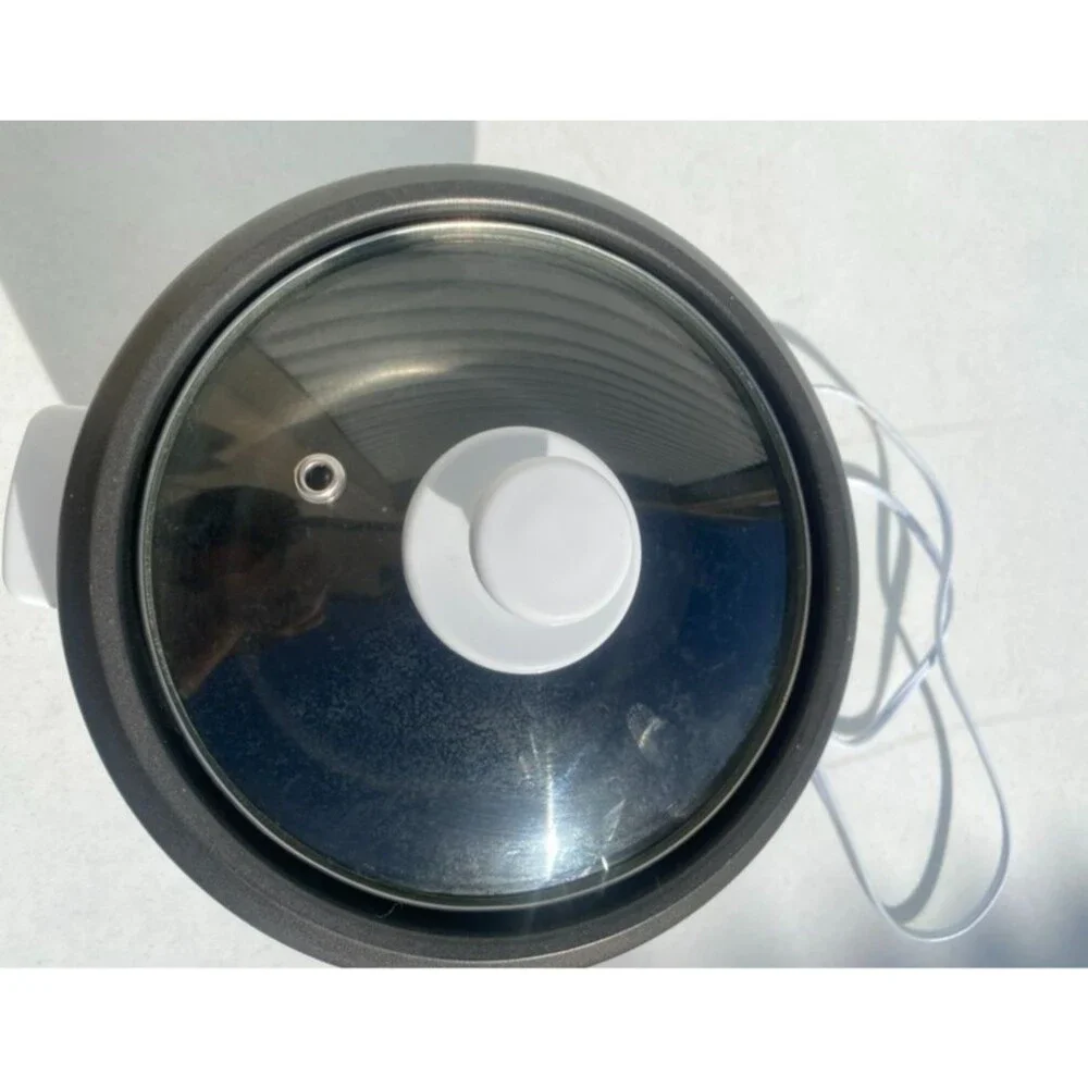 IMUSA Electric Rice Cooker 5 Cup Uncooked – Ceramic Nonstick Pot - Black / White